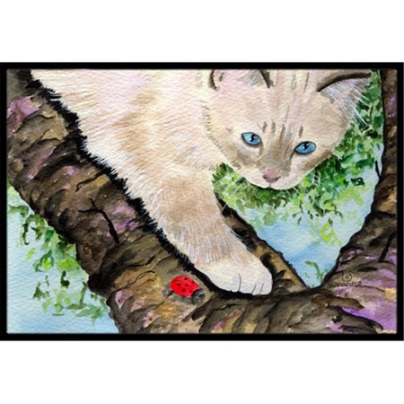 Carolines Treasures Cat - Birman Doormat - 24 x 36 in. SS8276JMAT